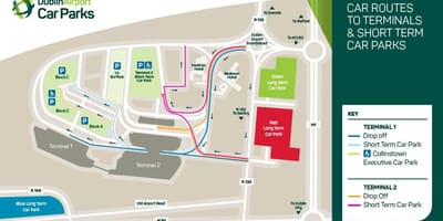 Kat jeyografik nan Dublin ayewopò tèminal 1